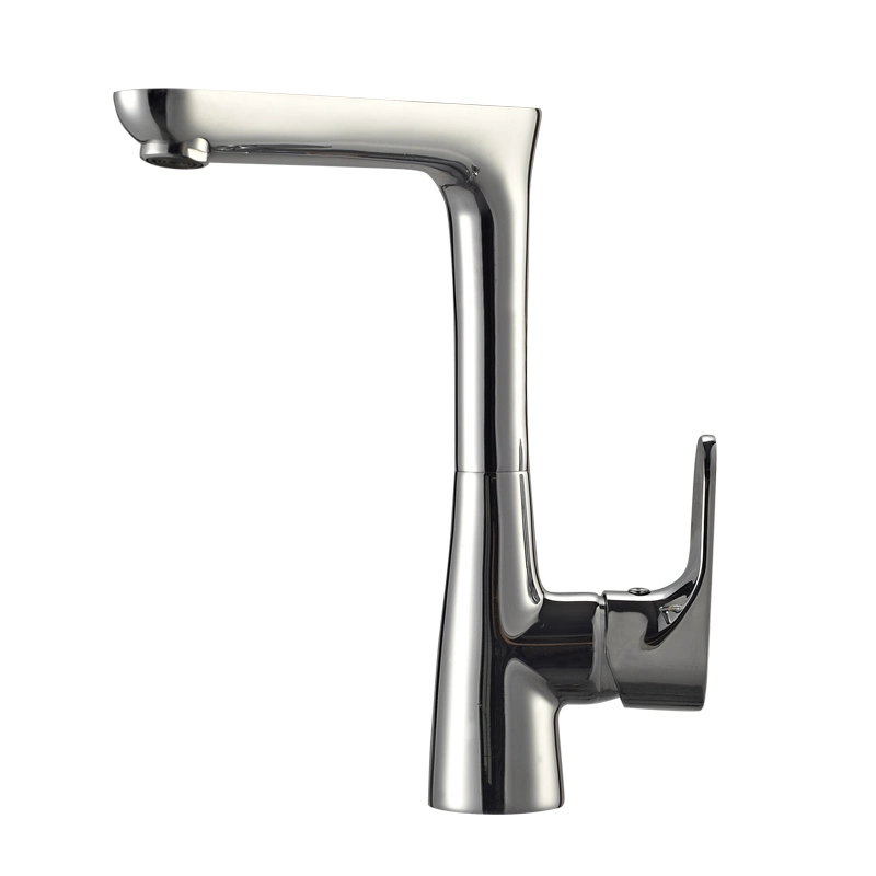 Single Lever High Spout Brass Kitchen Mixer